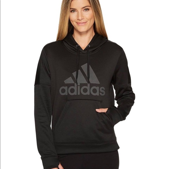 adidas logo hoodie women's